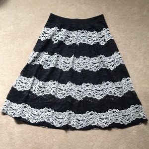 Who What Wear a-line lace skirt